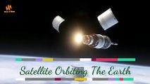 Satellite Orbiting The Earth ll Animation video