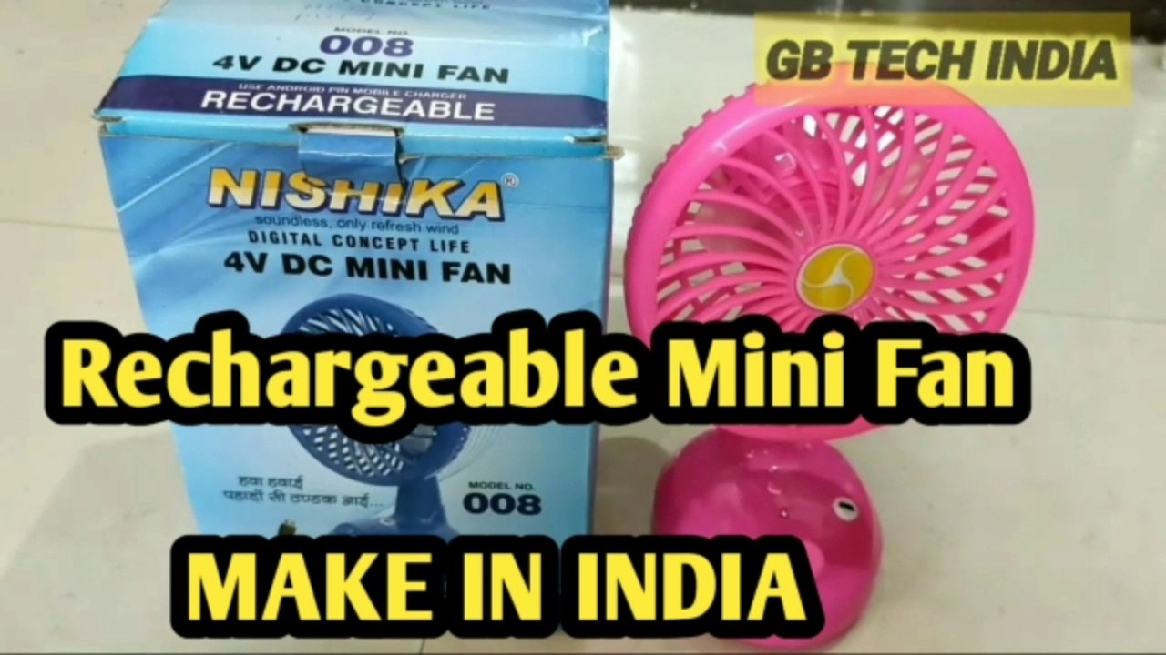 Rechargeable mini fan MAKE IN INDIA