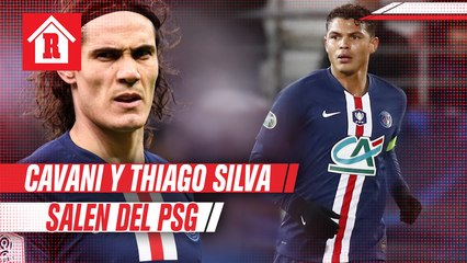 PSG confirmó salidas de Cavani y Thiago Silva del plantel