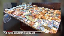 Sekuestrimi i parave në Durrës, reagon Policia/ Zbardhet shuma e eurove të sekuestruara në kamion