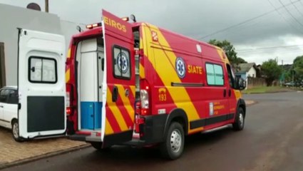 Homem é socorrido após sofrer queda em imóvel na Região do Colmeia