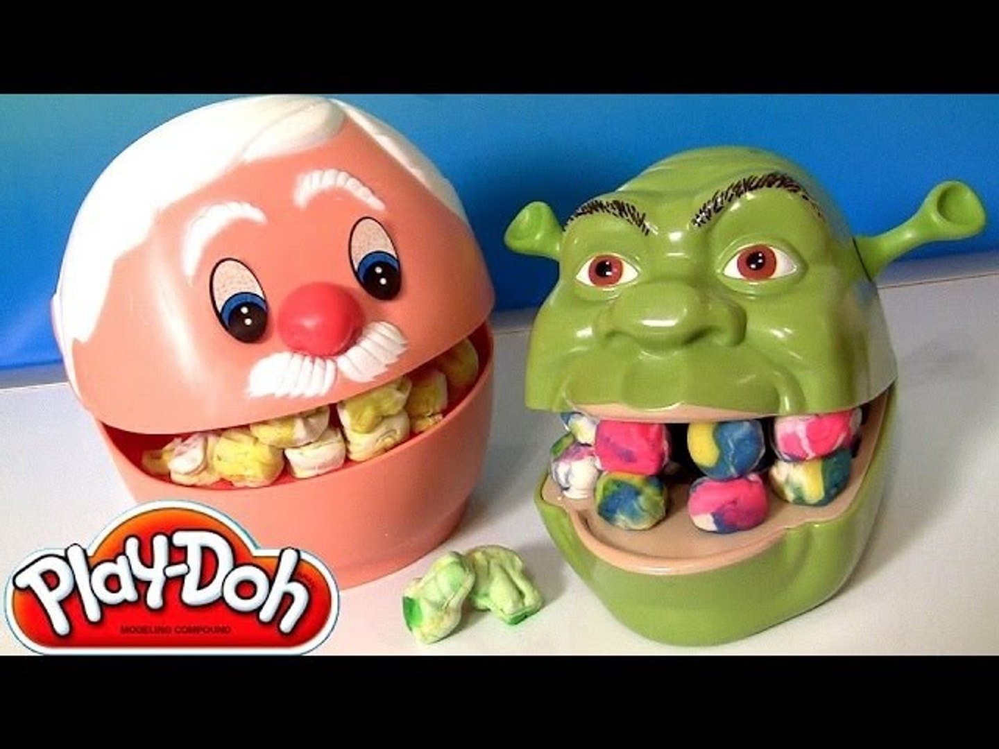Play Doh Doctor Drill 'n Fill Dentist with Shrek Rotten Root Canal Playdoh  Review - video Dailymotion