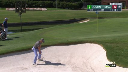 Justin Thomas va t'il rentrer cette sortie de bunker - Charles Schwab Challenge