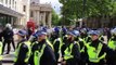 Heavy police presence in London during 'Black Lives Matter' protest in London June 13th 2020