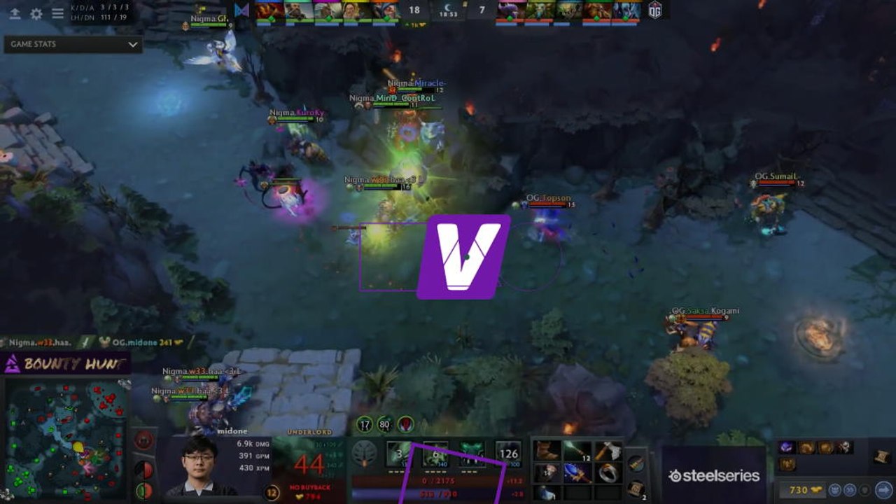 Secret outclass OG in BLAST Bounty Hunt grand final