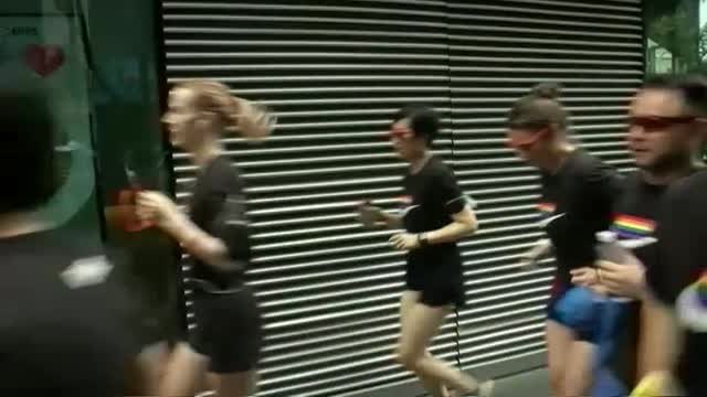 Shanghái saca su orgullo a la calle en una carrera en apoyo a la comunidad LGTBI