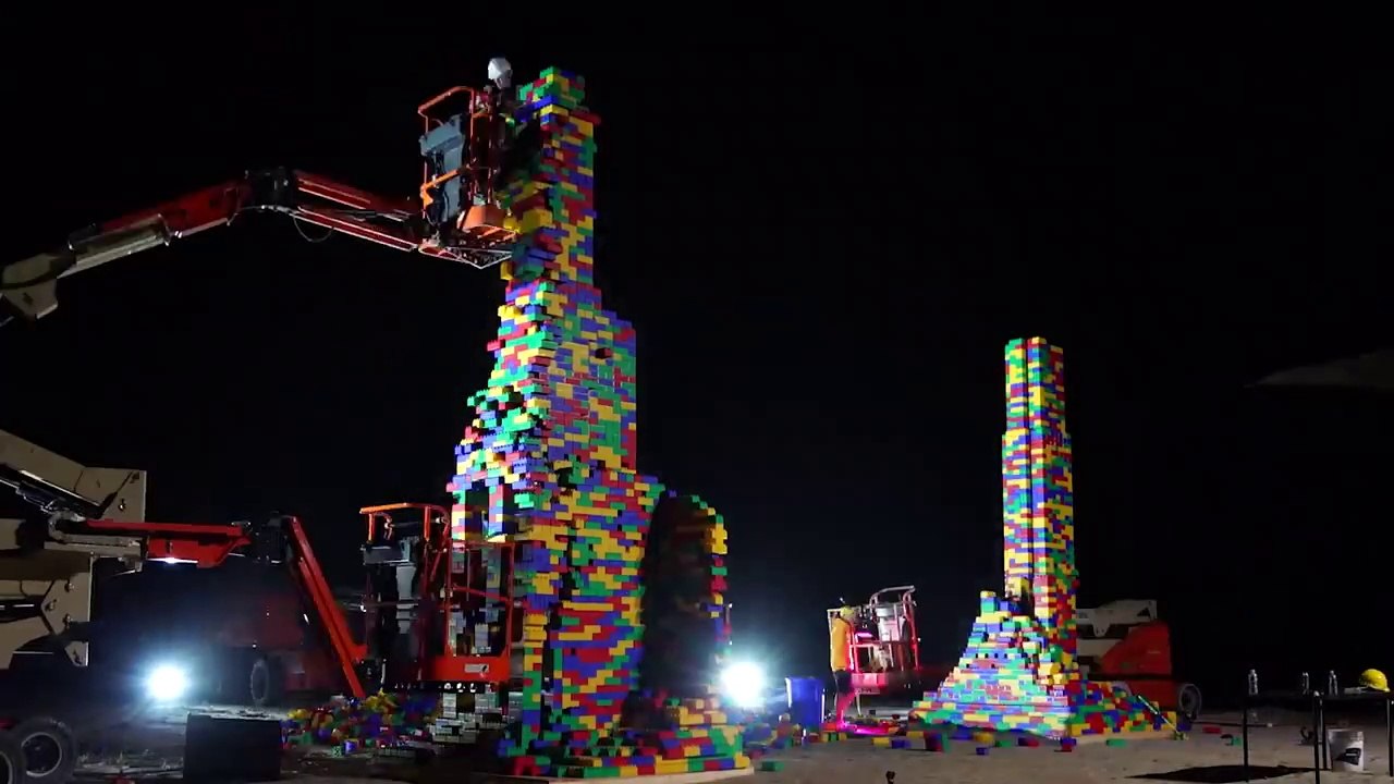 I Built The World's Largest Lego Tower