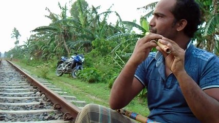 বাঁশির করুন সুরে- মায়ের কান্দন জাবত জীবন,  Sad flute song- Mayer Kandon Jabot jibon