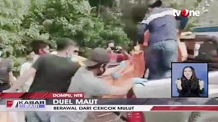 Duel Maut 2 Pria, Satu Meninggal Ditempat