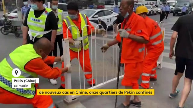 Coronavirus : de nouveaux cas en Chine, 11 quartiers de Pékin confinés