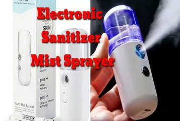 Automatic Electric Mist sprayer l Sanitizer Machine l Nano Mist Sprayer unboxing & Review