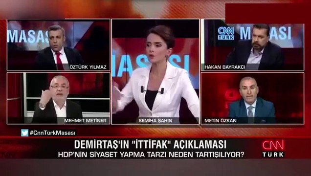 Öztürk Yılmaz ve Mehmet Metiner canlı yayında birbirine girdi!