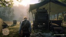 Red Dead Redemption 2, Gameplay Español 46,Ayudando a los Indios a recuperar los caballos