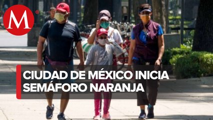 CdMx inicia su transición a semáforo naranja