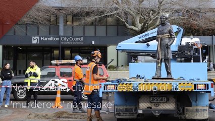 New Zealand city removes statue of its 'murderous' namesake, and other top stories from June 14, 2020.