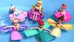 Disney Princess Petal Float Rapunzel Belle Ariel Water Palace Playset Bath Toys The Little Mermaid