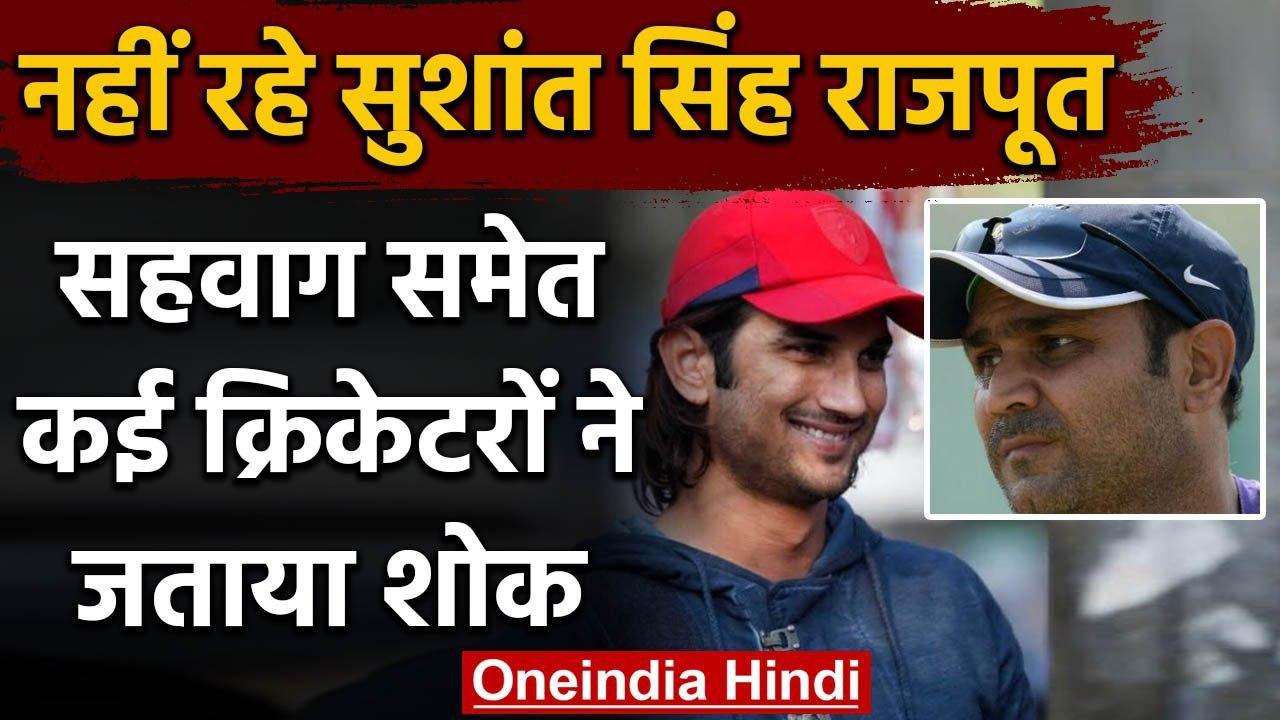 Virender Sehwag, Irfan Pathan, cricketers reaction on Sushant Singh Rajput suicide | वनइंडिया हिंदी