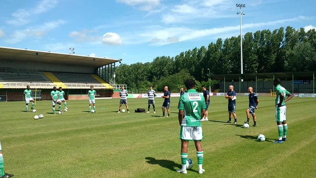 Francs Borains. Une reprise en douceur. Vidéo Eric Ghislain