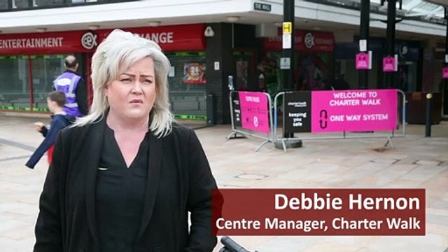 Burnley Town Centre prepares to reopen to the public