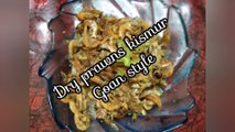 Dry prawns kismur- Goan style / How to make dry prawns kismur Goan style