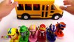 Paw Patrol Rides School Bus to Super Pup School Wheels on the Bus Song