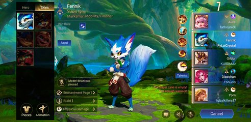 Top 1 Arena Of Valor (AOV) Fennik