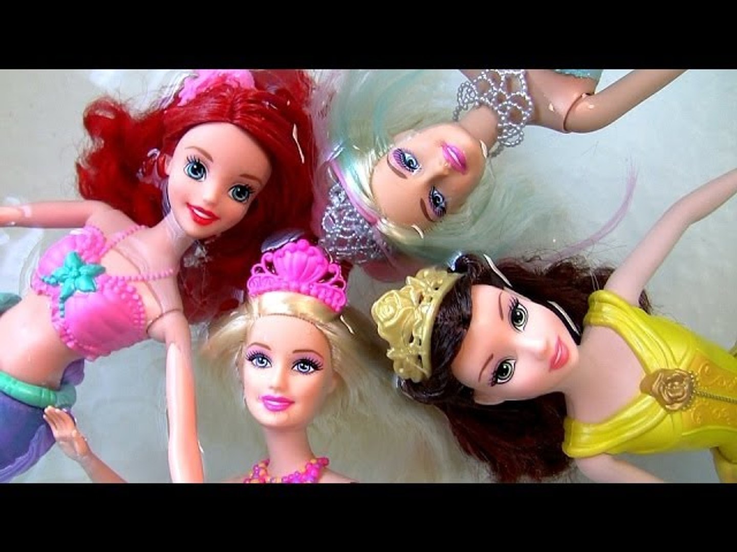 Color Changing Barbie Mermaid Lumina Color Magic Pearl Princess Disney  Ariel Mermaids Water Show - video Dailymotion