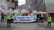 Trabajadores de Alcoa San Cibrao se manifiestan en Foz, Lugo