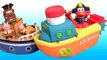 Peppa Pig Pool Party with Captain Elmo and Pirate Mater Bath Water Toys Sesame Street Nickelodeon