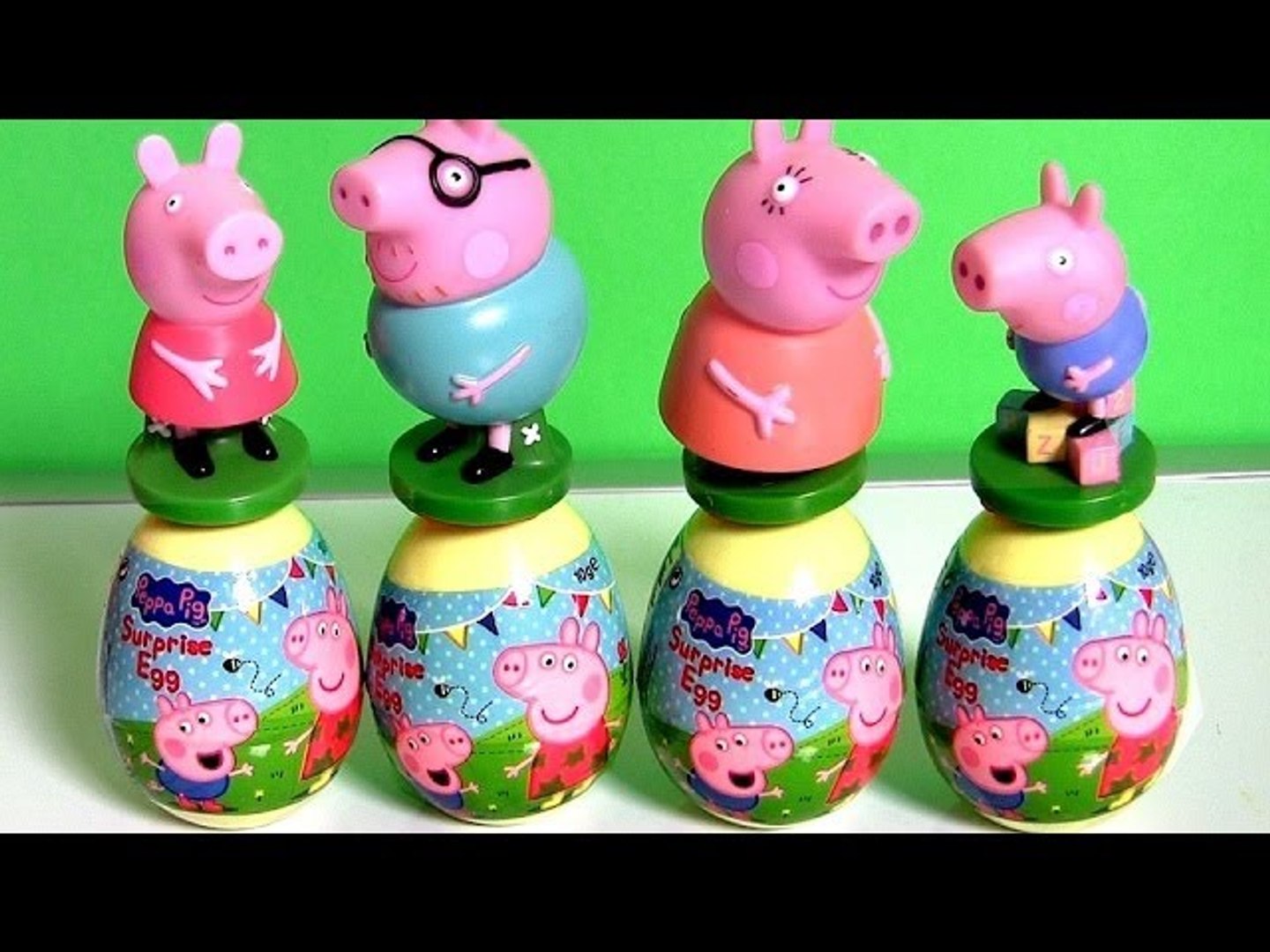 Peppa Pig Play Doh Surprise eggs Playdough Toys English episodes