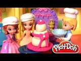 Play Doh Family Baking Fun with Princess Sofia James Amber from Sofia the First Kitchen Baking Toy