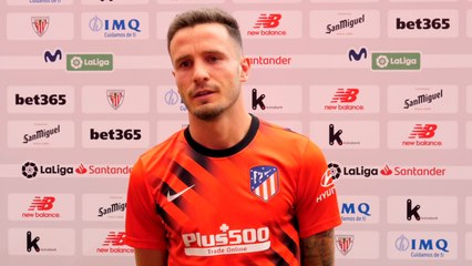 Saúl (Atlético): "El Athletic ha notado mucho la falta de público"