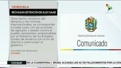 Venezuela rechaza detención del ciudadano Alex Saab