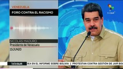 Venezuela: Maduro se solidariza con las víctimas del racismo