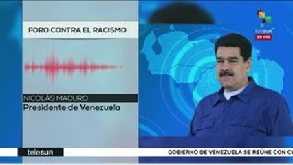Maduro se solidariza con organizaciones en la lucha contra el racismo