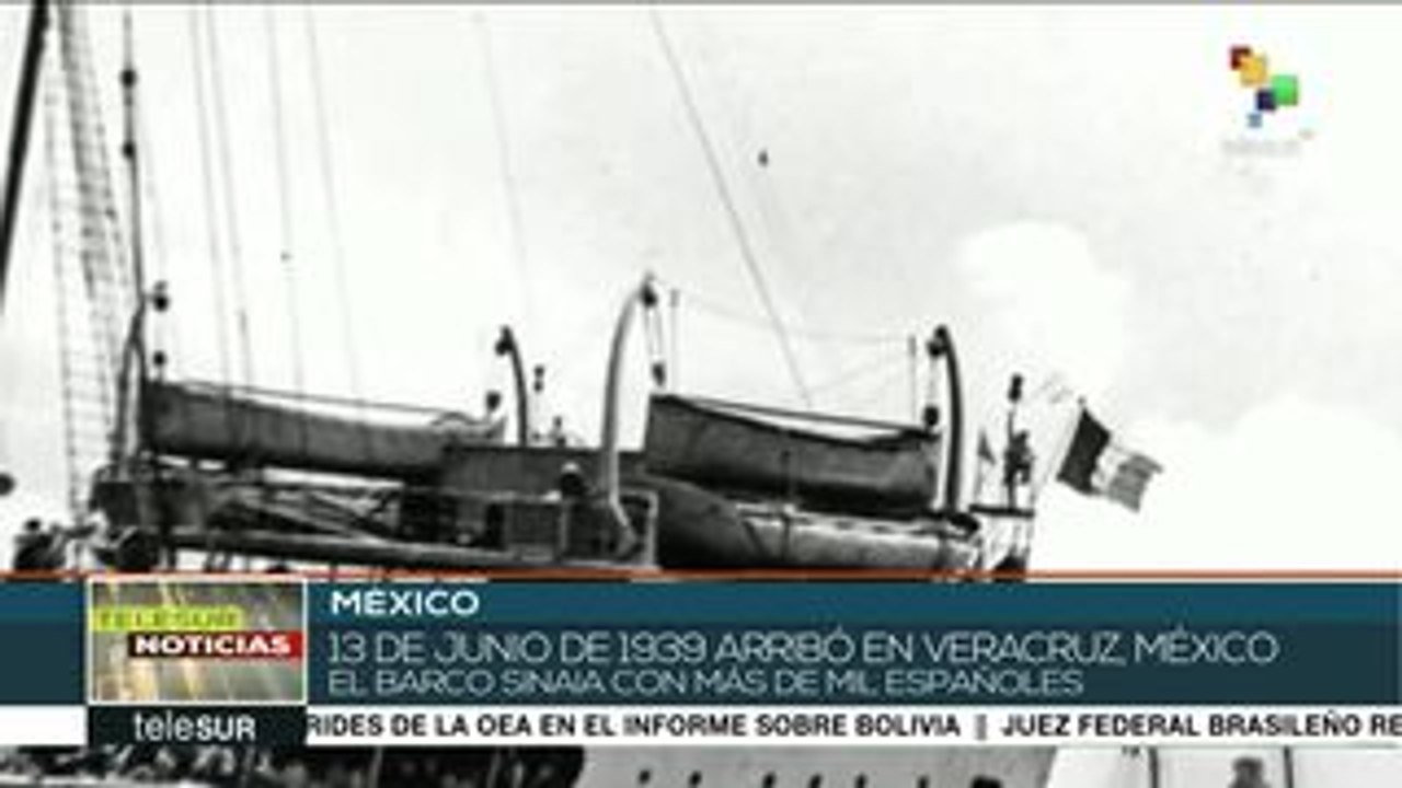 Se cumplen 81 años de la llegada de refugiados españoles a México
