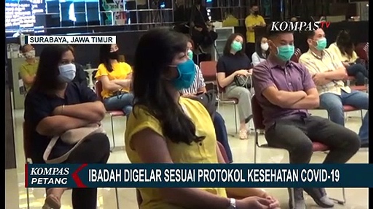 Sejumlah Gereja di Surabaya Lanjut Gelar Ibadah Normal Pakai Protokol Corona