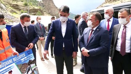 Bakan Kurum, Gümüşhane'de ziyaret ve incelemelerde bulundu