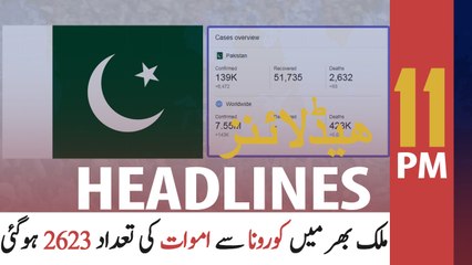 ARY NEWS HEADLINES | 11 PM | 14TH JUNE 2020