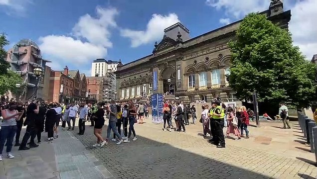 Thousands gather for peaceful Black Lives Matter demonstration in Leeds