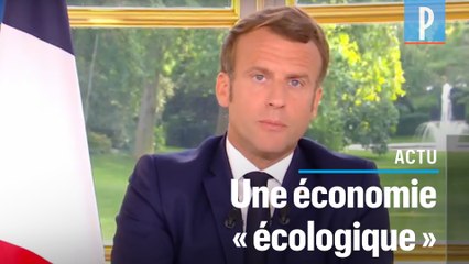 Une « reconstruction écologique » réconciliant «production et climat», annonce Macron