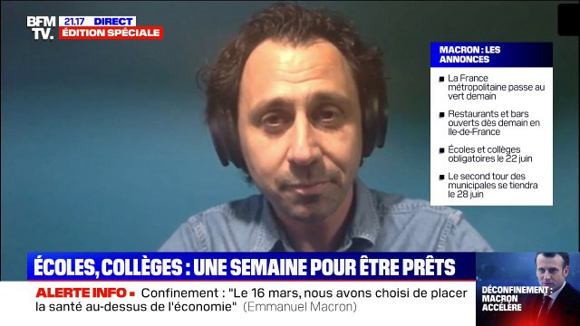 Retour à l'école: pour Rodrigo Arenas (FCPE), c'est une bonne nouvelle pour tous les parents