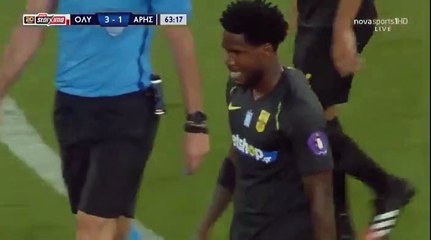 3-1 Το γκολ του Μπράουν Ιντέγε - Ολυμπιακός vs Άρης