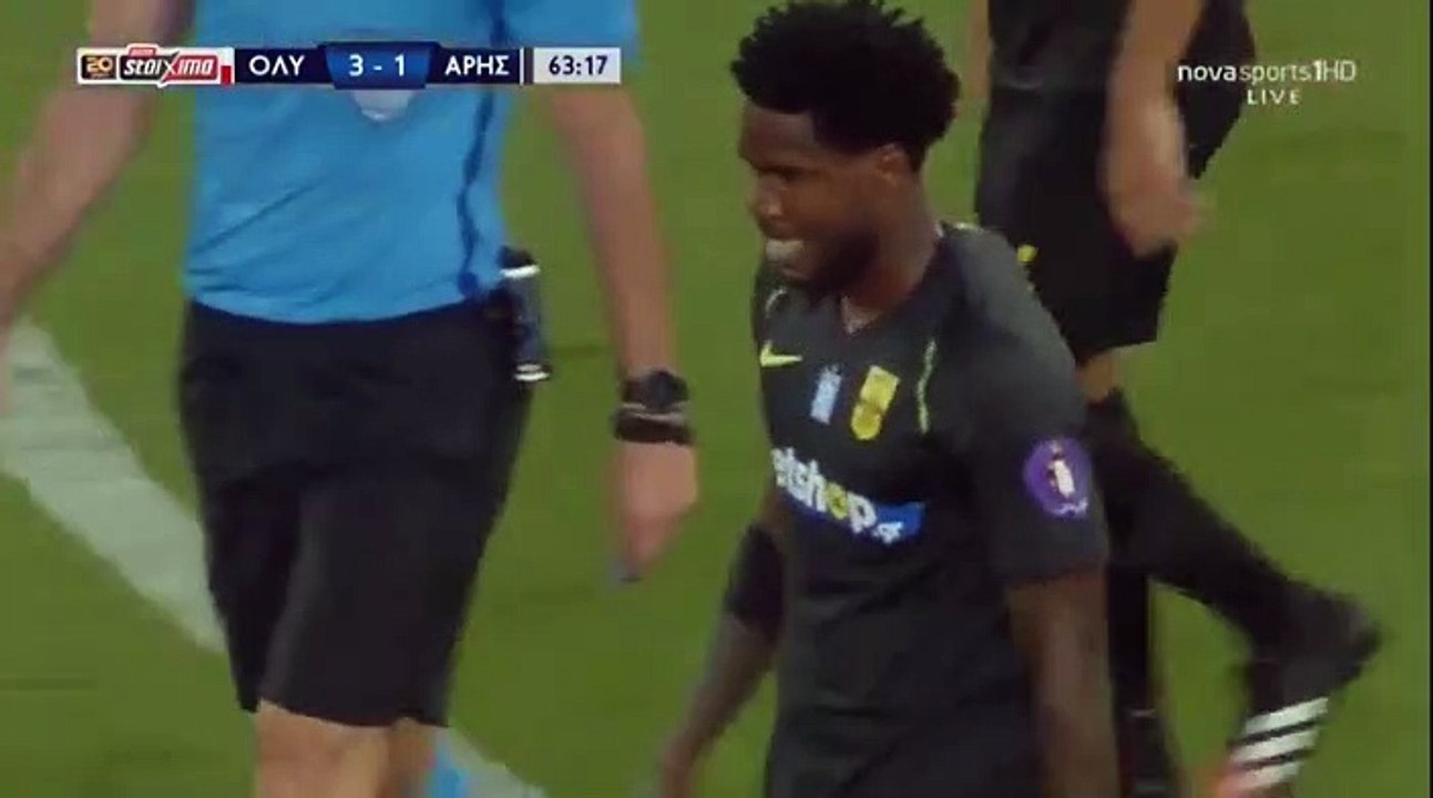 3-1 Το γκολ του Μπράουν Ιντέγε - Ολυμπιακός vs Άρης