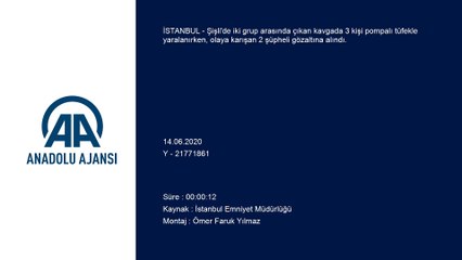 Şişli'de silahla yaralama - İSTANBUL