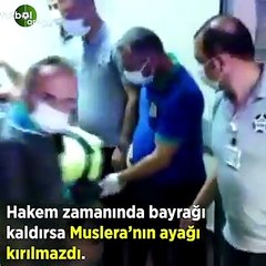 Fatih Terim: "Hakem zamanında bayrağı kaldırsa Muslera'nın ayağı kırılmazdı"