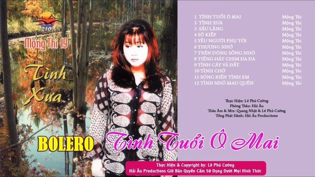 NHẠC BOLERO HẢI NGOẠI XƯA TIẾNG HÁT MỘNG THI - LK TRỮ TÌNH BOLERO 1000 NGƯỜI NGHE 999 NGƯỜI KHEN HAY