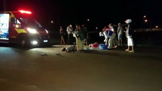 Duas pessoas ficam feridas em colisão de trânsito no Riviera