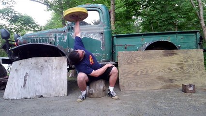 Seated Bent Press Stacked IVANKO 15Kg Plates