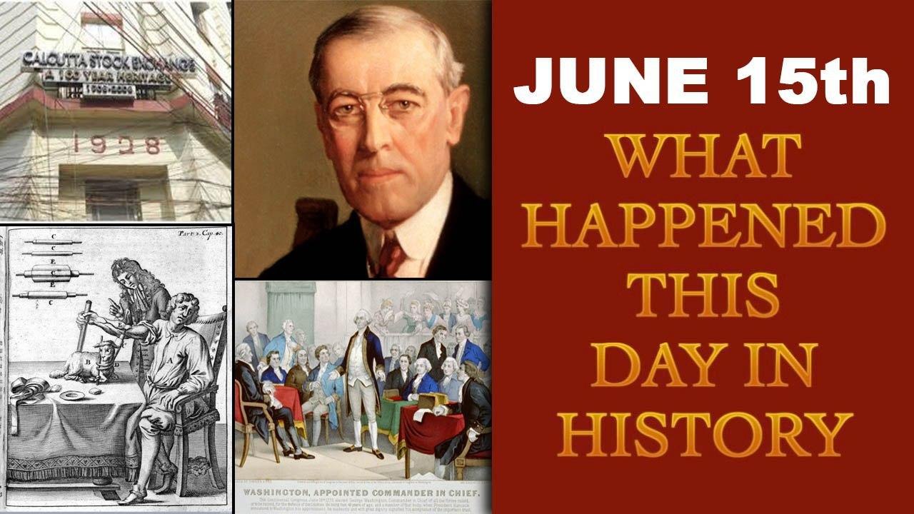 June 15th: Here is a look at some major events...